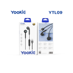Yookie YTL-09 Wired Earphones Type-C - Black - Black