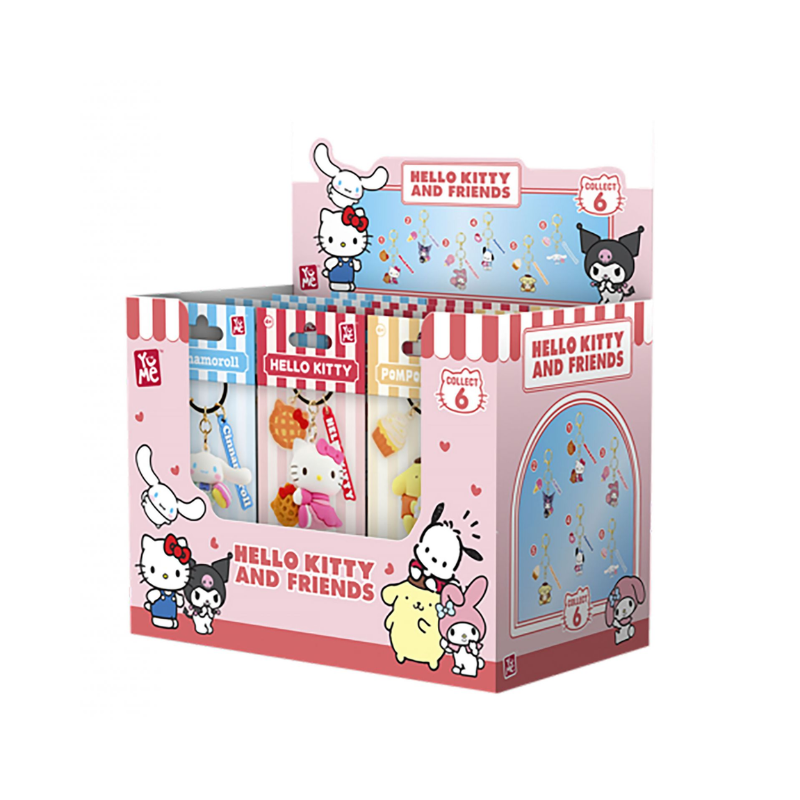 YuMe Hello Kitty & Friends Keychain & Strap – Tea Party Series (Blind Box) - Multicolor
