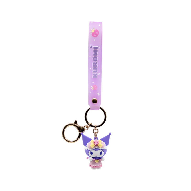 YuMe Hello Kitty Kuromi Cute Outfit Keychain & Strap S1