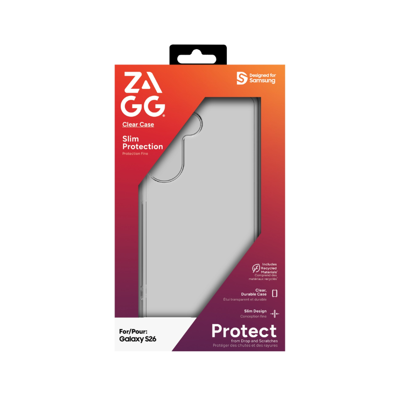 Zagg Clear Case Samsung Galaxy S26 – Clear - Clear