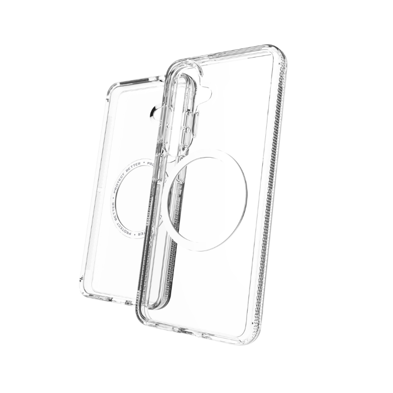 Zagg Crystal Palace Snap Magnetic Case Samsung Galaxy S26 – Clear - Clear