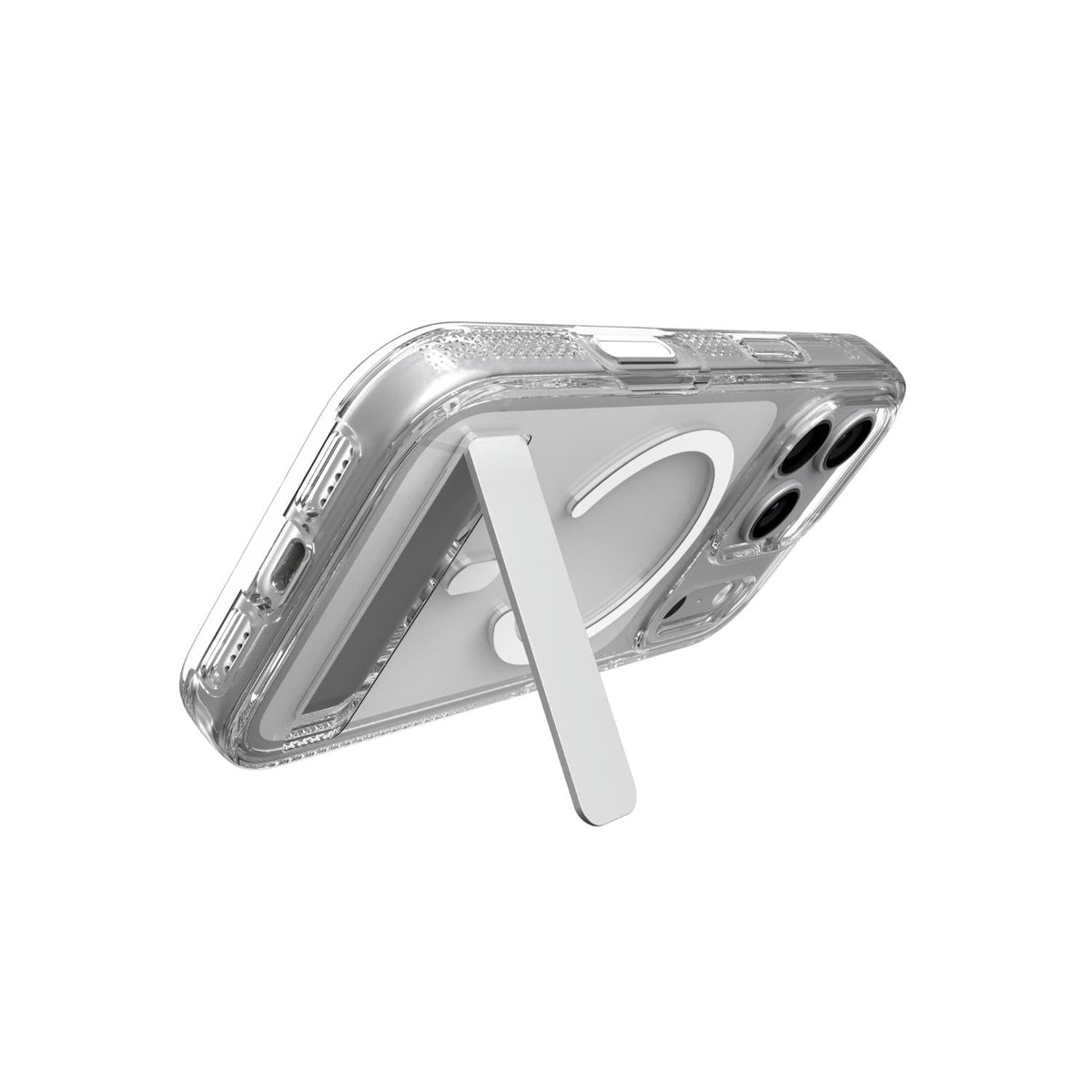 ZAGG Crystal Palace Snap With Kickstand For Apple iPhone 18 Pro / 17 Pro - Clear - Clear