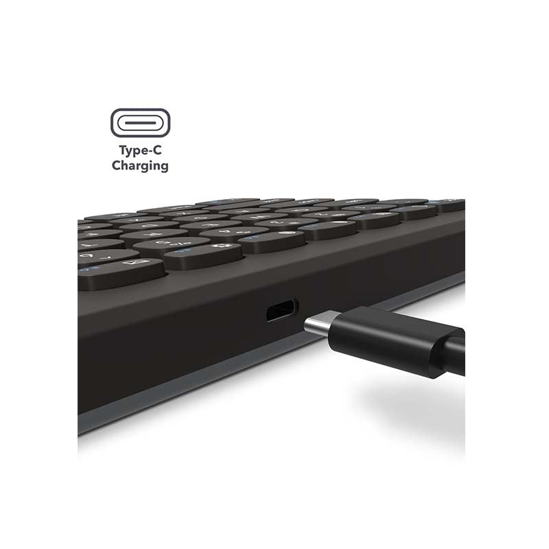 ZAGG Pro Wireless Keyboard 17 Inch - Grey - Grey