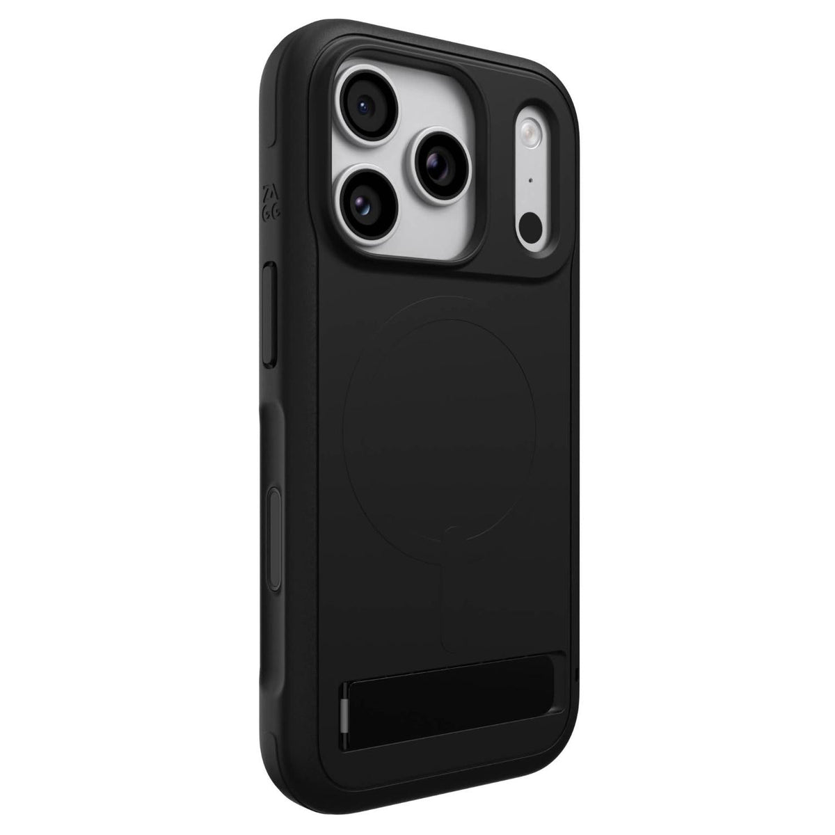 ZAGG Sedona Snap Case With Kickstand For Apple iPhone 18 Pro / 17 Pro - Black - Black