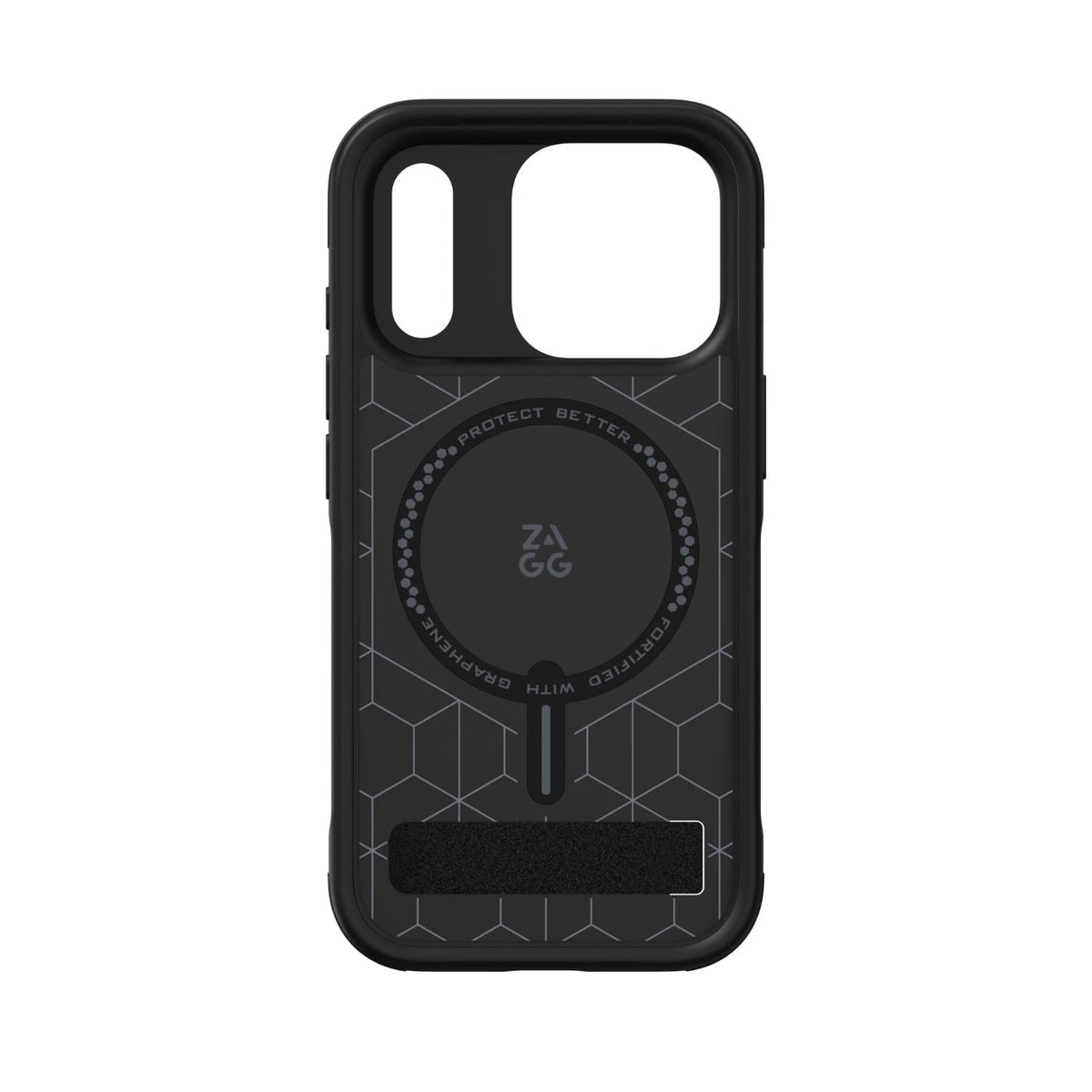 ZAGG Sedona Snap Case With Kickstand For Apple iPhone 18 Pro / 17 Pro - Black - Black