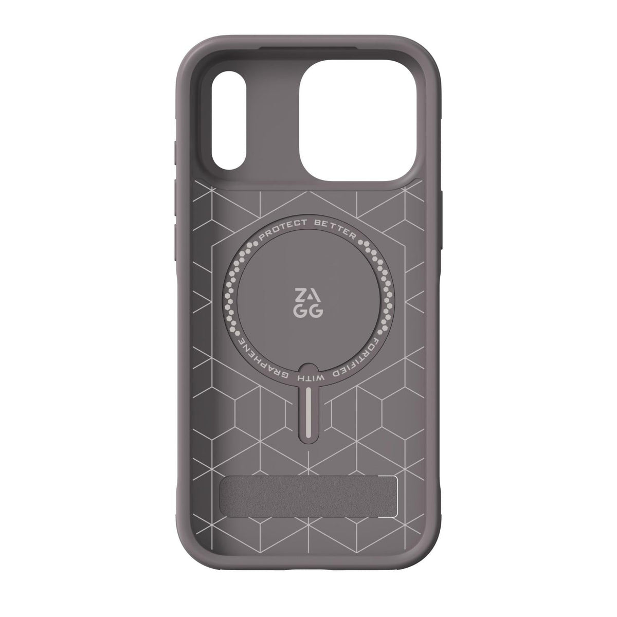 ZAGG Sedona Snap Case With Kickstand For Apple iPhone 18 Pro Max / 17 Pro Max - Grey - Grey
