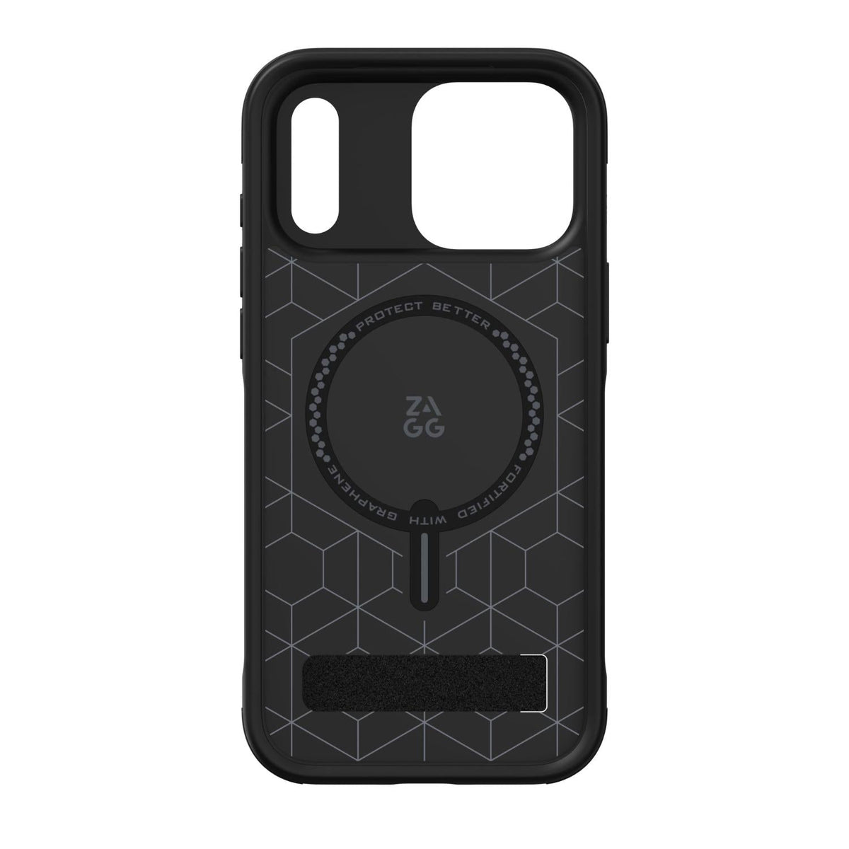 ZAGG Sedona Snap Case With Kickstand For Apple iPhone 18 Pro Max / 17 Pro Max - Black - Black