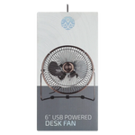 Zen Cool Series 6in Desk Fan - Copper - Kitchen and Home
