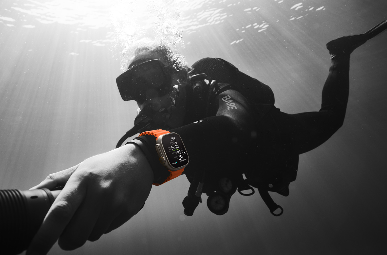 New_Apple_Watch_Ultra_2_depth_gauge_and_the_data_and_functionality_required_by_scuba_and_freedivers_2023_sold_by_Technomobi