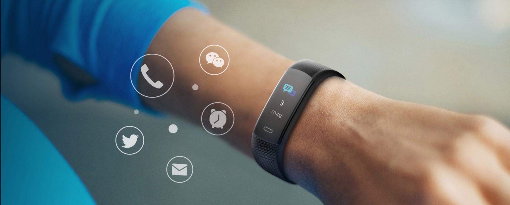 Riversong Wave S Smart Fitness Band FT11 Black Technomobi