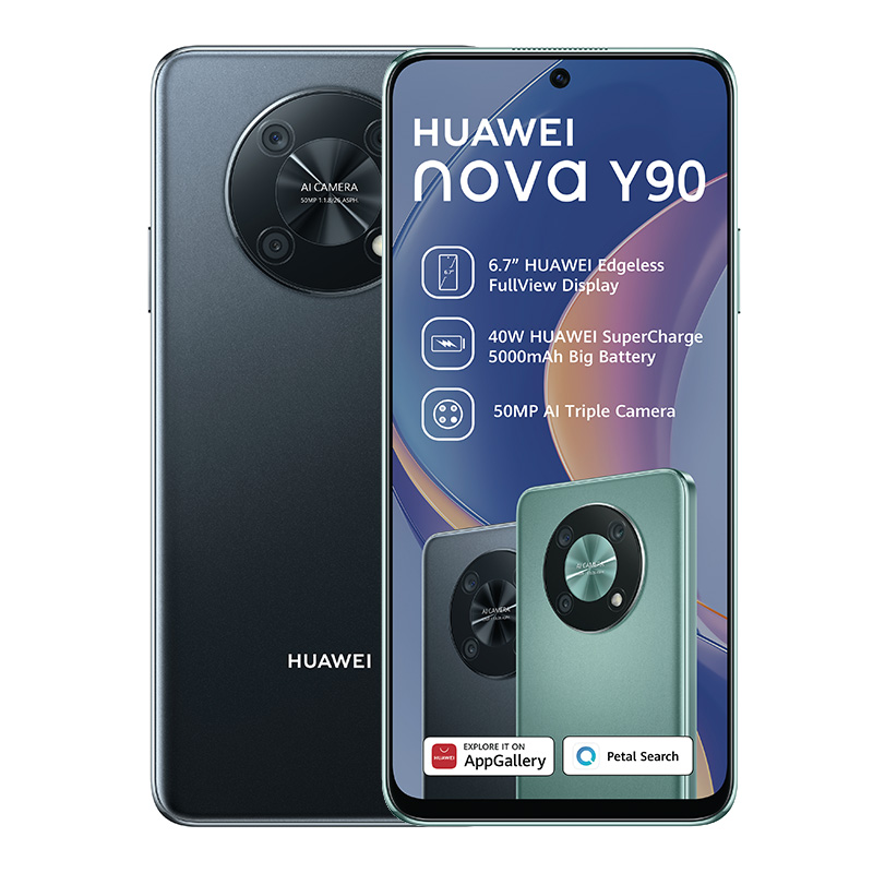 Huawei - Huawei Nova Y90 4G Dual Sim 128GB - Midnight Black was listed ...