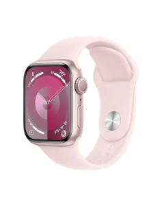 Apple Watch Series 9 GPS - Pink Aluminium Case with Light Pink Sport Band