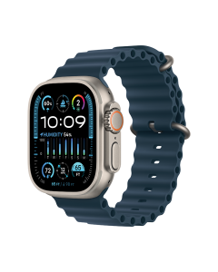 Apple Watch Ultra 2 49mm GPS + Cellular - Titanium Case with Blue Ocean Band