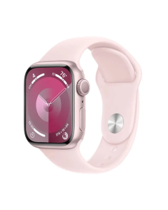 Apple Watch Series 9 GPS + Cellular - Pink Aluminium Case with Light Pink Sport Band