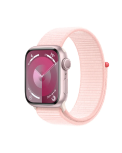 Apple Watch Series 9 GPS + Cellular 41mm - Pink Aluminium Case with Light Pink Sport Loop