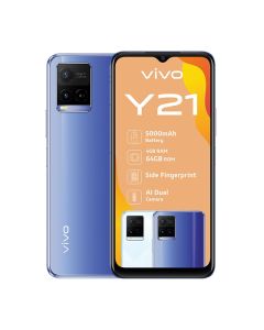Vivo Y21 Dual Sim 64GB - Metallic Blue
