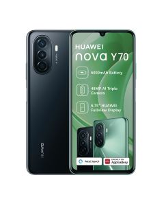 Huawei Nova Y70 Dual Sim 64GB in Midnight Black sold by Technomobi