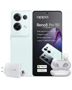 New Oppo Reno 8 Pro 5G Dual Sim 256GB Glazed Green sold by Technomobi