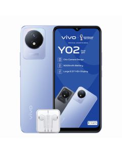 new Vivo Y02 2022 Dual Sim 32GB in Orchid Blue sold by Technomobi