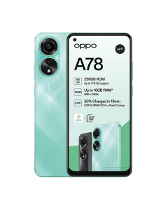 All New OPPO A78 4G 2023 in green sold by Technomobi