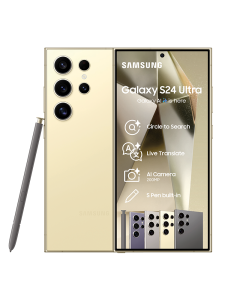 Samsung Galaxy S24 Ultra 5G titanium yellow by Technomobi