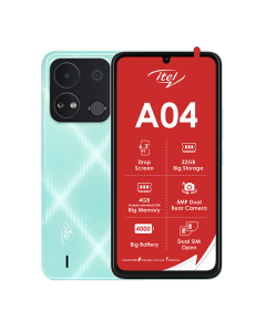Itel A04 3G in green sold by Technomobi