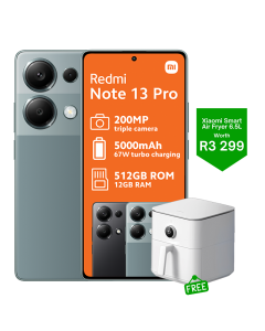 Xiaomi redmi note 13 pro + Xiaomi Ai fryer sold by Technomobi