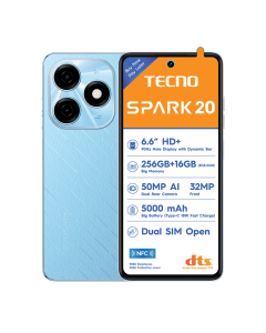 Tecno Spark 20 in blue sold by Technomobi