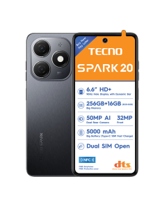 Tecno Spark 20 in Black sold by Technomobi