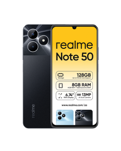 Realme Note 50 in black sold by Technomobi