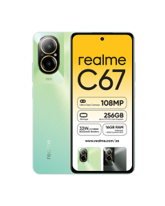 Realme C67 4G in green sold by Technomobi