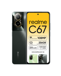 Realme C67 4G in black sold by Technomobi