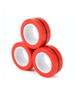 Superfly Magnetic Stress Relief Spinner Rings - Red