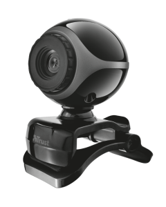 Trust Exis Webcam - Black/Silver