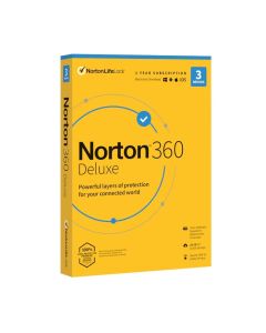 Norton 360 Deluxe (3 Device/25GB) sold by Technomobi