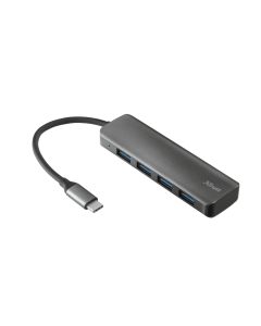 Trust Halyx Aluminium USB Type C to 4-Port USB A 3.2 Hub