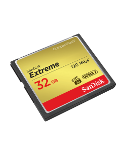 SanDisk Extreme Compact Flash 32GB, 120MB/S, 800X