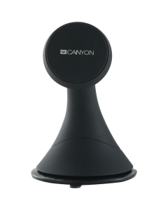 Canyon CH-6 Magnetic Car Holder With 2 Plates- Black