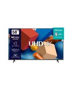 Hisense 58 Inch 4K UHD Smart TV with HDR & Dolby Digital by Technomobi
