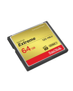 SanDisk Extreme Compact Flash 64GB, 120MB/S, 800X
