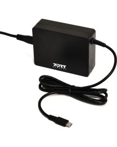Port Connect 90W USB Type C Notebook Adapter in Black by Technomobi