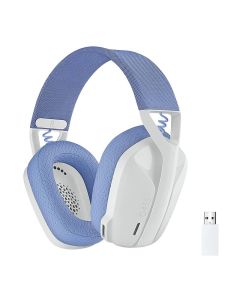 Logitech G435 Lightspeed Wireless Gaming Headset in Off White and Lilac sold by Technomobi