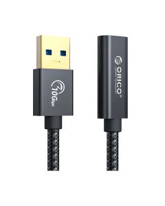 Orico USB3.1 Male to Type-C Female Braided Data Cable 1M - Black
