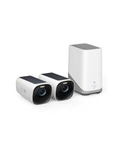 Eufy Security eufyCam 3 With HomeBase 3 & 2 x 4K Solar Cameras - White