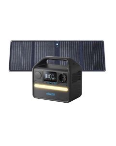 Anker PowerHouse 521 256Wh (Power Station + 100W Solar Panel) Bundle 