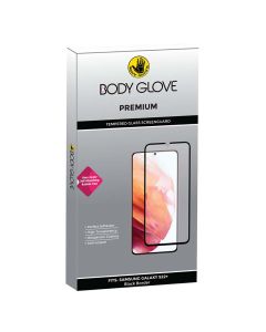 Body Glove PREMIUM Samsung Galaxy S22+ 5G Tempered Glass Screenguard in Black sold by Technomobi