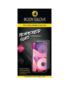 Body Glove Apple iPhone 13 Pro Max Tempered Glass Screen Protector in Clear sold by Technomobi
