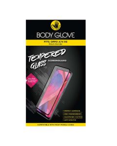 Body Glove Oppo A74 5G Tempered Glass Screenguard - Black
