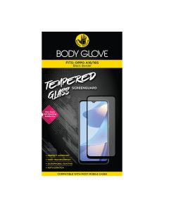 Body Glove A16/A16s Tempered Glass Screen Protector in Black sold by Technomobi