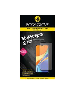 Body Glove Xiaomi Redmi 9C / 9A Tempered Glass Screen Protector in Black sold by Technomobi